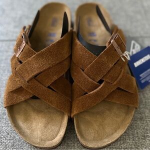 Birkenstock Lugano Soft Footbed Sandals Sz 40